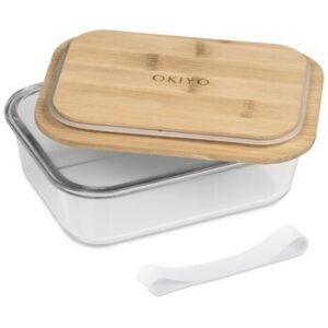 Okiyo Moshi Glass & Bamboo Lunch Box